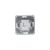 1-клавишный механизм переключателя Systeme Electric ATLAS DESIGN сх.6 10АХ алюминий ATN000361
