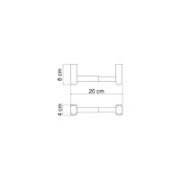 Держатель туалетной бумаги WasserKraft Berkel K-6822