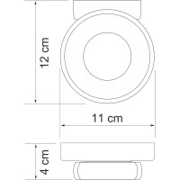 Мыльница WasserKraft Беркель (Berkel) K-6829