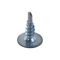 Прессшайба Качественный КРЕПЕЖ 4.2х13 мм, зеленый мох RAL 6005, сверло, 450 шт 0300291 КЧ