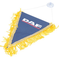 Треугольный вымпел DAF с девушкой фон синий SKYWAY S05101014
