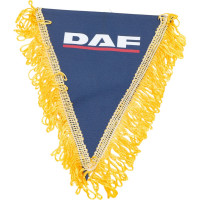 Треугольный вымпел DAF с девушкой фон синий SKYWAY S05101014