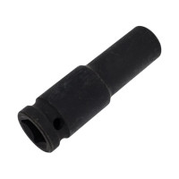 Головка торцевая 6-гранная ударная 13 мм, 1/2", удлиненная L=80 мм ROCKFORCE RF-4458513(418)