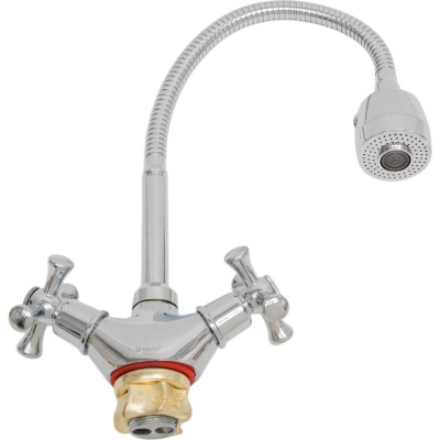 Смеситель для кухни G-lauf с высоким гибким изливом, хром QTZ4-E827