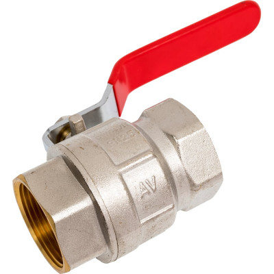 Шаровой кран AV Engineering 1 1/4", PN25, с внутренней резьбой, ручка AVE090114