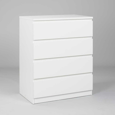 Комод Гуд ЛАКК МАЛЬТА 4 ящика, 80x48x98 см, белый 2.05.02.070.1