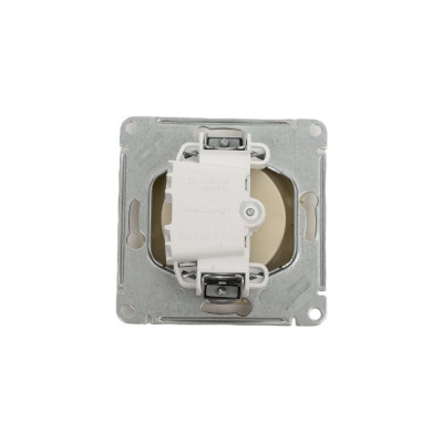 Розетка Systeme Electric Atlasdesign песочный, без заземления, 16а ATN001241