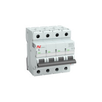 Автоматический выключатель EKF AVERES AV-6, 4P, 50A, C, 6kA mcb6-4-50C-av