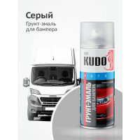 Эмаль для бампера серая KUDO KU-6201
