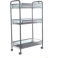 Этажерка ЗМИ Ладья 2К, мобильная, на колесиках, для хранения Э 322 Ч