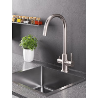 Смеситель для кухни Agger Zest никель A0700733