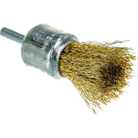 Кордщетка венчик Flex 207-210 (25 мм; d6; латунированная волнистая проволока) HAMMER 62125