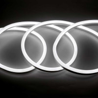 Лента светодиодная Гибкий неон General Lighting Systems, GLS-2835-120-9.6-220-NL-IP67-6 9,6Вт/м 120диод/м 220В 8мм IP67 6500K-холодно-белый катушка 50м 504113