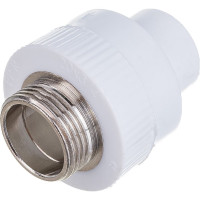 Муфта КРОСС PPRC комбинированная, 20х3/4 НР 62729