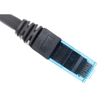 Шнур NIKOMAX U/UTP 4 пары, Кат.6, 7х0,205мм, черный, 0,15м NMC-PC4UE55B-001-C-BK
