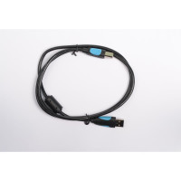 Кабель Vention USB 2.0 AM/BM - 3м, черный VAS-A16-B300