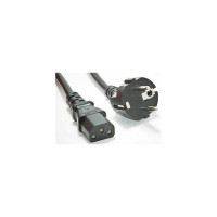 Шнур питания LANMASTER C13-Schuko, 3х0.75, 220В, 10А, черный, 2 метра LAN-PPC-10A-2.0 LAN-PP13/SH-2.0-BK