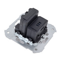 Коннектор Simon, VGA HD15, мама + мини-джек 3,5мм, S82, S82N, 82 Detail 7500091-039
