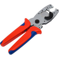 Труборез-ножницы для комбинированных многослойных труб KNIPEX 12 -25 мм L-210 мм KN-902520SB