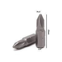 Бита крестообразная (PH1; 25 мм; 1/4") Forsage F-121251 929