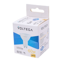 Светодиодная лампа VOLTEGA Simple MR16 6W 2800K 110 град. GU10 DIM 8457