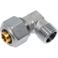 Угольник Giacomini 90, Н, 1/2, 16x2, латунь, хромированный R562MX048