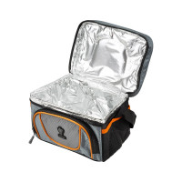 Термосумка Leonord ML15009, 5л, 23x17.5x16.5см, серый/оранжевый 104932