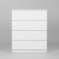 Комод Гуд ЛАКК МАЛЬТА 4 ящика, 80x48x98 см, белый 2.05.02.070.1