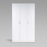 Шкаф Гуд ЛАКК ПЕГАС 3 сборных двери, 116x58x202 см, белый 2.04.01.090.1