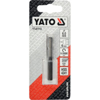 Фреза по металлу цилиндрическая тонкая HSS YATO YT-61719