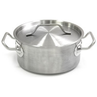 Кастрюля Viatto Commercial нержавеющая сталь с тройным дном 220x130 мм объем 5 л с двумя ручками 101342 62070