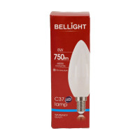 Светодиодная лампа BELLIGHT LED C37 220V/8W/E14 6500K 750Lm 85637141