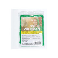 Детский плащ-дождевик на кнопках с капюшоном WILDMAN Лягушка ПВХ 82-002