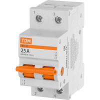 Выключатель нагрузки TDM ELECTRIC (мини-рубильник) ВН-32 2P 25A Home Use SQ0211-0113