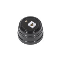 Пластиковая компьютерная розетка МЕЗОНИНЪ RJ45, цвет - чёрный GE30341-05