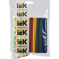 Набор ТТУ IEK нг-ls 20/10мм l=100мм 7 цветов 21шт/упак UDR10-020-010-021-S