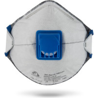 Респиратор Jeta Safety угольный FFP2 с клапаном (10 шт.) с защитой от кислых газов, JM-8628