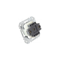 Двухклавишный выключатель LIREGUS ip44 бежевый epsilon 28-0572