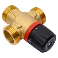 Термостатический смесительный клапан для систем отопления и гвс ROMMER 1" нр 30-65с kv 2,3 (центральное смешивание) RG0092NU9FV1H9