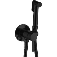 Смеситель с гигиеническим душем Haiba черный HB5511-7