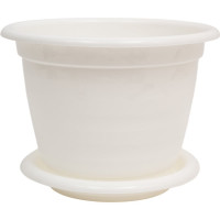 Цветочный горшок ЗПИ Альтернатива Виола 5л белый М1343