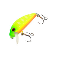 Воблер Strike Pro Mustang Minnow 45 цвет: A178S Lemon Mat Tiger MG-002F#A178S