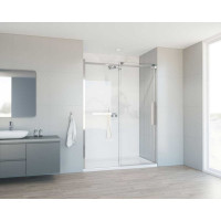 Душевая дверь VINCEA Como Soft 1500, хром, стекло прозрачное VDS-1CS150CL