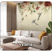 Флизелиновые фотообои Verol "цветы" 300x283см, 3 полотна 8, 49 м2 129-ФФО-05784