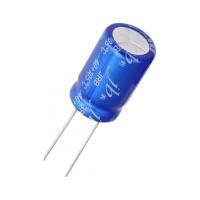 Конденсатор электролитический JB Capacitors 10мкФ, 400В, 105C, 10x20 / P:5 мм, (Low Imp), JRC2G100M05001000200000B-345