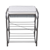 Банкетка Nika НИКА Haushalt НБ2 НБ2/С темно-серый/светло-серый