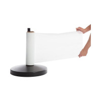 Стрейч-пленка для ручной упаковки ООО Комус первичное сырье, unibob 20 мкм, 25 см, 50 м, 0,23 кг, белый, багаж пэ 854632