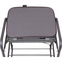 Банкетка Nika НИКА Haushalt НБ1 НБ1/Н в елочку/темно-серый