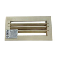 Решетка вентиляционная SUNSTEP малая, 25x13 см, липа 12-568