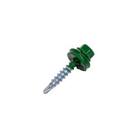 Кровельный саморез Daxmer 4,8х29 RAL 6002 сверло №1, 250 шт 00000305622